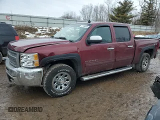 2013 Chevrolet Silverado 1500 LS with VIN 3GCPKREA0DG326588, listed as a Copart auction lot 47166365 with 130,901 mi miles and Clean Title. Bid and sale history available at DreamBid. Image 1.