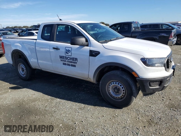 2023 Ford Ranger XL with VIN 1FTER1EH7PLE28883, listed as a Copart auction lot 80221444 with 31,067 mi miles and Salvage title. Bid and sale history available at DreamBid. Image 4.