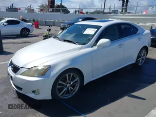2008 Lexus IS 250 with VIN JTHBK262682064632, listed as a IAAI auction lot 41791958 with 83,184 mi miles. Bid and sale history available at carsss.com. Image 2.