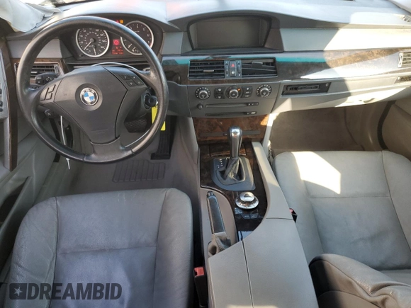 2006 BMW 5 Series 530i with VIN WBANE73566CM35956, listed as a Copart auction lot 82851184 with 131,646 mi miles and Salvage Title. Bid and sale history available at carsss.com. Image 8.