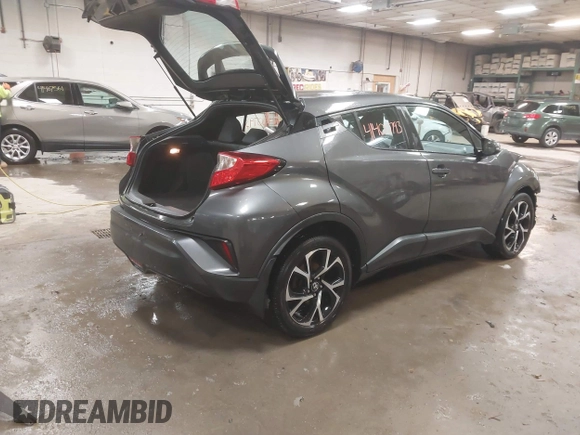 2018 Toyota C-HR XLE with VIN NMTKHMBX4JR022504, listed as a IAAI auction lot 41400793 with 103,439 mi miles and . Bid and sale history available at DreamBid. Image 4.