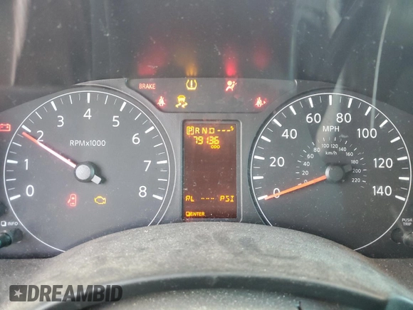 2017 Nissan NV Cargo S z VIN 1N6BF0KM4HN808449, wystawiony jako Copart lot #46137235 z przebiegiem 79 136 mil mil oraz Szkoda całkowita • Salvage title. Historia ofert i sprzedaży dostępna na DreamBid. Obrazek 9.