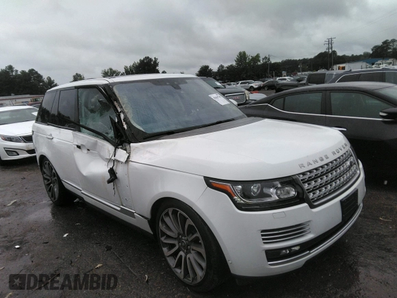 2017 Land Rover Range Rover Autobiography with VIN SALGV2FE0HA329973, listed as a IAAI auction lot 42619741 with 50,691 mi miles and . Bid and sale history available at DreamBid. Image 13.