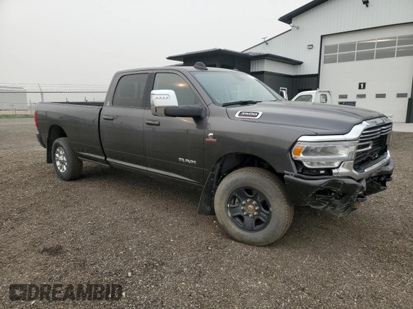 2024 Ram 3500 Laramie with VIN 3C63R3JL6RG108877, listed as a Copart auction lot 68967354 with 13,547 mi miles and Salvage Title. Bid and sale history available at carsss.com. Image 4.