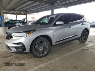 2019 Acura RDX w/A-Spec Pkg with VIN 5J8TC2H65KL037329, listed as a Copart auction lot 51444585 with 67,108 mi miles and Salvage title. Bid and sale history available at DreamBid. Image 1.