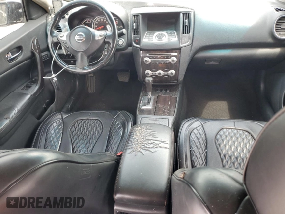2013 Nissan Maxima SV with VIN 1N4AA5AP0DC810796, listed as a Copart auction lot 53444805 with 173,015 mi miles and Salvage Title. Bid and sale history available at DreamBid. Image 8.