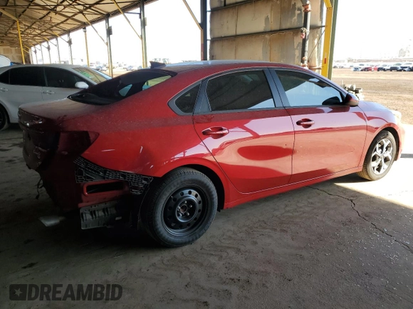 2021 Kia Forte LXS with VIN 3KPF24AD7ME297634, listed as a Copart auction lot 45760395 with 84,804 mi miles and Salvage Title. Bid and sale history available at DreamBid. Image 3.