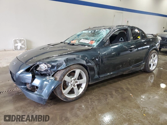 2004 Mazda RX-8 with VIN JM1FE173X40123456, listed as a Copart auction lot 45000725 with Not Provided miles and Clean Title. Bid and sale history available at DreamBid. Image 1.