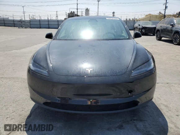 2025 Tesla Model 3 Long Range with VIN 5YJ3E1EA8SF918928, listed as a Copart auction lot 53454155 with 2,061 mi miles and Salvage title. Bid and sale history available at DreamBid. Image 5.