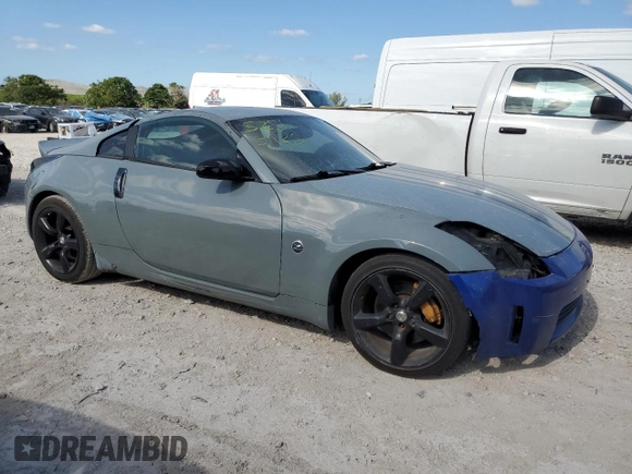 2005 Nissan 350Z Touring with VIN JN1AZ34E35M653359, listed as a Copart auction lot 52513125 with 143,940 mi miles and Salvage Title. Bid and sale history available at carsss.com. Image 4.
