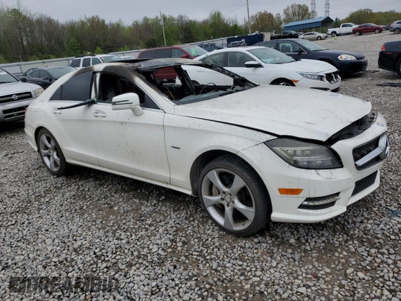 2012 Mercedes-Benz CLS-Class CLS 550 with VIN WDDLJ9BB1CA033414, listed as a Copart auction lot 50982285 with Not Provided miles and Non Repairable. Bid and sale history available at carsss.com. Image 4.