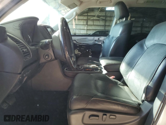 2021 Infiniti QX80 LUXE with VIN JN8AZ2AE0M9269735, listed as a Copart auction lot 75693784 with 0 mi miles and Salvage Title. Bid and sale history available at carsss.com. Image 7.