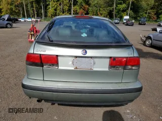 2001 Saab 9-3 with VIN YS3DD58H312055229, listed as a Copart auction lot 74199934 with 160,996 mi miles and Non Repairable. Bid and sale history available at carsss.com. Image 6.