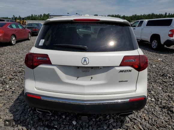 2013 Acura MDX Advance Pkg with VIN 2HNYD2H62DH513953, listed as a Copart auction lot 58642834 with 172,515 mi miles and Clean Title. Bid and sale history available at carsss.com. Image 6.