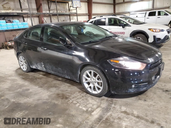 2013 Dodge Dart SXT z VIN 1C3CDFBA7DD289360, wystawiony jako Copart lot #58164025 z przebiegiem 113 736 mil mil oraz Szkoda całkowita • Salvage title. Historia ofert i sprzedaży dostępna na DreamBid. Obrazek 4.