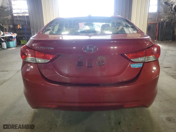 2011 Hyundai Elantra Ltd with VIN KMHDH4AE2BU107893, listed as a Copart auction lot 53711275 with 86,097 mi miles and Clean Title. Bid and sale history available at carsss.com. Image 6.