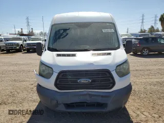 2015 Ford Transit Cargo with VIN 1FTNR2CM7FKA15808, listed as a Copart auction lot 55342165 with 98,996 mi miles and Salvage Title. Bid and sale history available at DreamBid. Image 5.