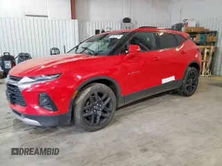 2020 Chevrolet Blazer LT z VIN 3GNKBDR44LS711415, wystawiony jako Copart lot #60821265 z przebiegiem Nie podano mil oraz Szkoda całkowita • Salvage title. Historia ofert i sprzedaży dostępna na DreamBid. Obrazek 1.