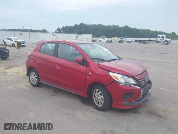 2021 Mitsubishi Mirage ES with VIN ML32AUHJ8MH005953, listed as a IAAI auction lot 42484093 with 62,852 mi miles and . Bid and sale history available at DreamBid. Image 1.