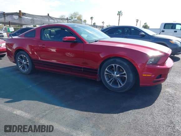 2013 Ford Mustang V6 with VIN 1ZVBP8AM1D5246288, listed as a IAAI auction lot 42024934 with 141,791 mi miles. Bid and sale history available at carsss.com. Image 13.