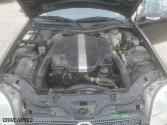 2001 Mercedes-Benz SLK-Class with VIN WDBKK65F41F231922, listed as a Copart auction lot 44355855 with NaN miles and Salvage Title. Bid and sale history available at carsss.com. Image 11.