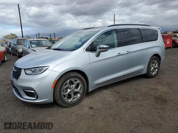 2022 Chrysler Pacifica Limited with VIN 2C4RC1GG7NR175799, listed as a Copart auction lot 63038045 with 32,317 mi miles and Clean title. Bid and sale history available at DreamBid. Image 1.