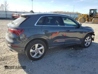 2019 Audi Q3 Premium Plus with VIN WA1BECF37K1082412, listed as a Copart auction lot 77412624 with 33,398 mi miles and Salvage Title. Bid and sale history available at carsss.com. Image 3.