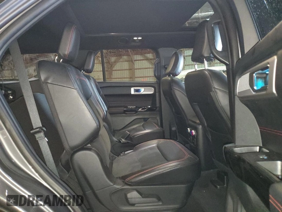 2022 Ford Explorer ST-Line с VIN 1FMSK8KH6NGA80354, выставлен на аукционе Copart как лот 82803054 с пробегом 53 074 миль миль и Списание • Salvage title. История ставок и продаж доступна на DreamBid. Изображение 11.