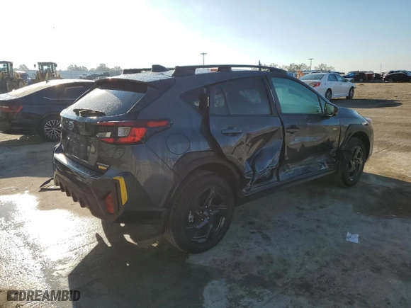 2024 Subaru Crosstrek Sport with VIN 4S4GUHF65R3739689, listed as a Copart auction lot 43324115 with NaN miles and Salvage Title. Bid and sale history available at carsss.com. Image 3.