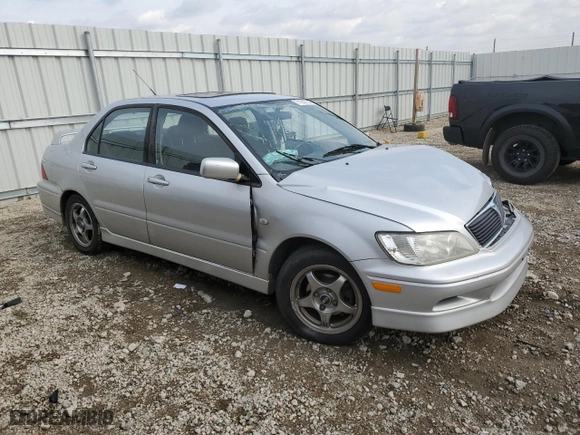2003 Mitsubishi Lancer OZ-Rally with VIN JA3AJ86E93U602975, listed as a Copart auction lot 71230024 with 0 mi miles and Salvage Title. Bid and sale history available at carsss.com. Image 4.
