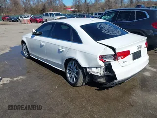 2016 Audi A4 Premium with VIN WAUBFAFL1GN003708, listed as a IAAI auction lot 41901874 with 122,325 mi miles. Bid and sale history available at carsss.com. Image 3.