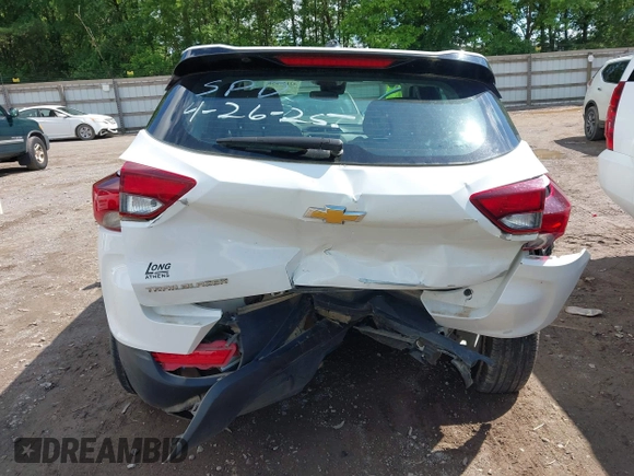 2022 Chevrolet TrailBlazer LS with VIN KL79MMS21NB104751, listed as a IAAI auction lot 42157858 with 25,669 mi miles and . Bid and sale history available at DreamBid. Image 16.