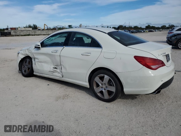 2015 Mercedes-Benz CLA 250 with VIN WDDSJ4EB4FN264587, listed as a Copart auction lot 79888793 with 114,719 mi miles and . Bid and sale history available at DreamBid. Image 2.