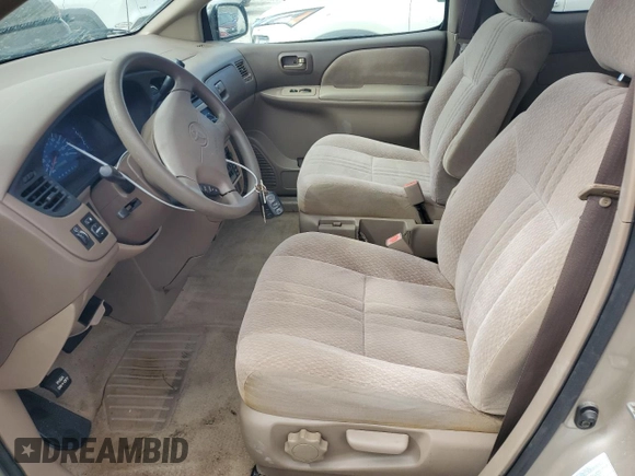 2002 Toyota Sienna CE with VIN 4T3ZF19C42U443467, listed as a Copart auction lot 75106184 with 0 mi miles and Non Repairable. Bid and sale history available at carsss.com. Image 7.