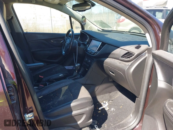 2018 Buick Encore Preferred with VIN KL4CJASB9JB682147, listed as a IAAI auction lot 41903115 with 57,897 mi miles and . Bid and sale history available at carsss.com. Image 5.