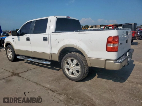 2008 Ford F-150 XLT with VIN 1FTPW12V88FA34563, listed as a Copart auction lot 59134185 with Not provided miles and Clean title. Bid and sale history available at DreamBid. Image 2.