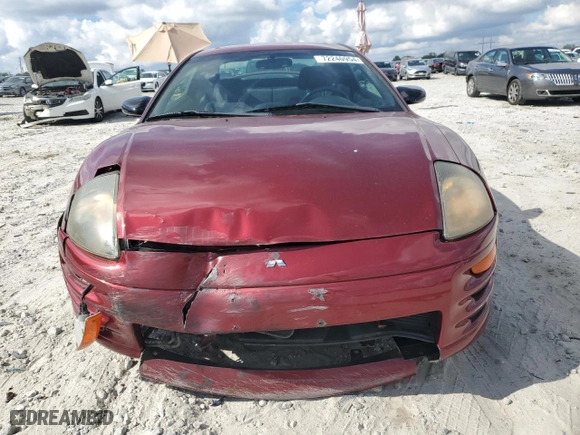 2002 Mitsubishi Eclipse GS with VIN 4A3AC44G62E023103, listed as a Copart auction lot 72240954 with 83,201 mi miles and Salvage Title. Bid and sale history available at carsss.com. Image 5.