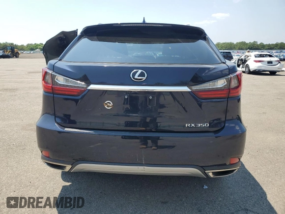 2020 Lexus RX 350 with VIN 2T2HZMDA5LC228598, listed as a Copart auction lot 62967175 with 22,333 mi miles and Salvage title. Bid and sale history available at DreamBid. Image 6.