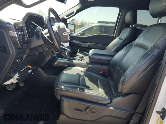 2021 Ford F-150 XL with VIN 1FTFW1E87MFC77230, listed as a Copart auction lot 49095285 with 102,170 mi miles and Salvage Title. Bid and sale history available at carsss.com. Image 7.