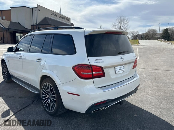 2019 Mercedes-Benz GLS 63 AMG z VIN 4JGDF7FE9KB210322, wystawiony jako Copart lot #50453105 z przebiegiem 44 984 mil mil oraz Szkoda całkowita • Salvage title. Historia ofert i sprzedaży dostępna na DreamBid. Obrazek 3.