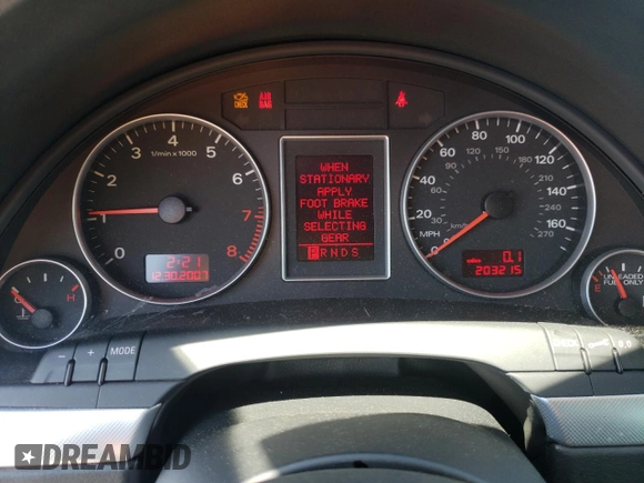 2008 Audi A4 2.0T с VIN WAUDF78E08A010720, выставлен на аукционе Copart как лот 56664785 с пробегом 203 215 миль миль и Списание • Salvage title. История ставок и продаж доступна на DreamBid. Изображение 9.
