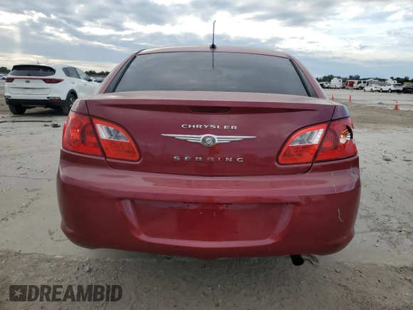 2009 Chrysler Sebring Touring *Ltd Avail* with VIN 1C3LC56B59N562555, listed as a Copart auction lot 81649564 with 133,965 mi miles and Salvage Title. Bid and sale history available at carsss.com. Image 6.