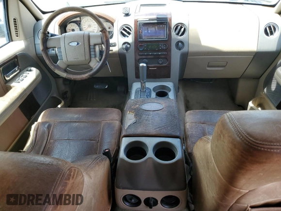 2006 Ford F-150 XLT with VIN 1FTPW14V06KC21359, listed as a Copart auction lot 62238015 with 281,038 mi miles and Salvage title. Bid and sale history available at DreamBid. Image 8.