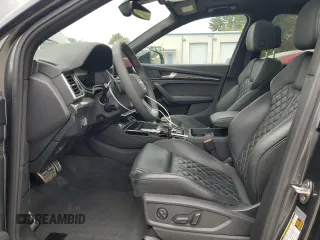2023 Audi SQ5 Premium Plus with VIN WA1B4AFY4P2165851, listed as a Copart auction lot 50866934 with 20,514 mi miles and . Bid and sale history available at DreamBid. Image 7.