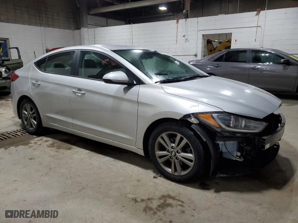 2017 Hyundai Elantra SE with VIN 5NPD84LF3HH096755, listed as a Copart auction lot 42436775 with 98,555 mi miles and Non Repairable. Bid and sale history available at carsss.com. Image 4.