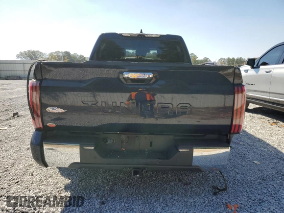 2023 Toyota Tundra 1794 Edition with VIN 5TFMA5AB9PX021944, listed as a Copart auction lot 77756214 with 76,260 mi miles and Salvage title. Bid and sale history available at DreamBid. Image 6.