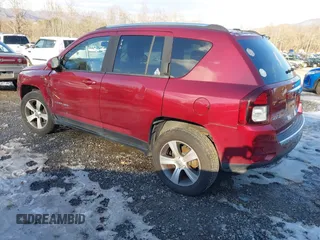 2016 Jeep Compass High Altitude Edition with VIN 1C4NJDEB7GD573341, listed as a IAAI auction lot 41269547 with 67,781 mi miles. Bid and sale history available at carsss.com. Image 3.