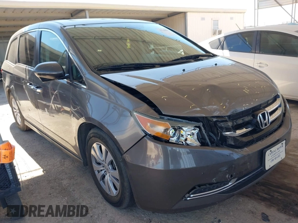 2015 Honda Odyssey EX-L z VIN 5FNRL5H68FB025338, wystawiony jako IAAI lot #41760096 z przebiegiem 181 252 mil mil oraz . Historia ofert i sprzedaży dostępna na DreamBid. Obrazek 1.