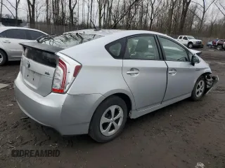 2012 Toyota Prius One with VIN JTDKN3DU6C5444631, listed as a Copart auction lot 52697135 with 179,445 mi miles and Salvage Title. Bid and sale history available at carsss.com. Image 3.