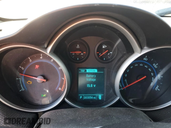2013 Chevrolet Cruze 1LT with VIN 1G1PC5SB9D7301650, listed as a Copart auction lot 48555875 with 83,054 mi miles and Salvage Title. Bid and sale history available at DreamBid. Image 9.
